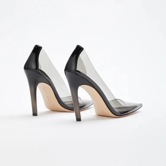 Good American Cinder-f*cking-rella Pump Light Smoke - 6 - Picture 2 of 10